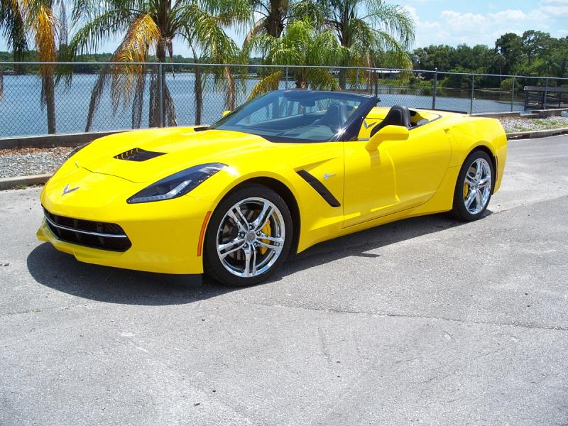 2016 ***Racing Yellow***  Chevy Corvette Convertible
