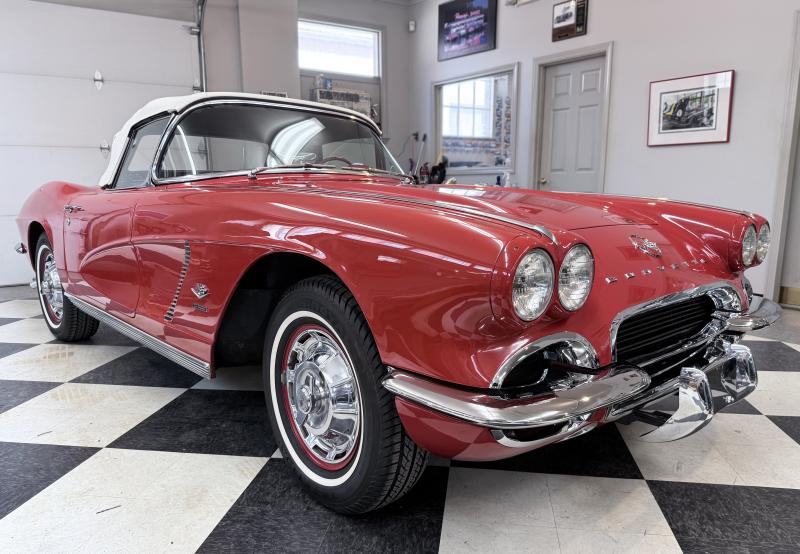 1962 Roman Red Chevy Corvette Convertible 1962 Roman Red Chevy Corvette Convertible