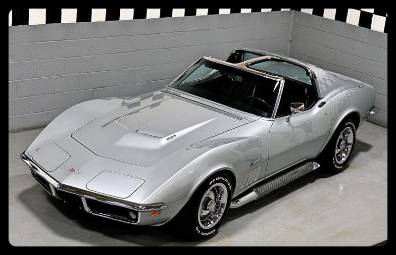 1969 Cortez Silver Chevy Corvette T-Top