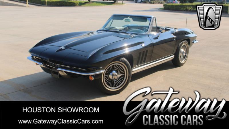 1965 Black Chevy Corvette Convertible