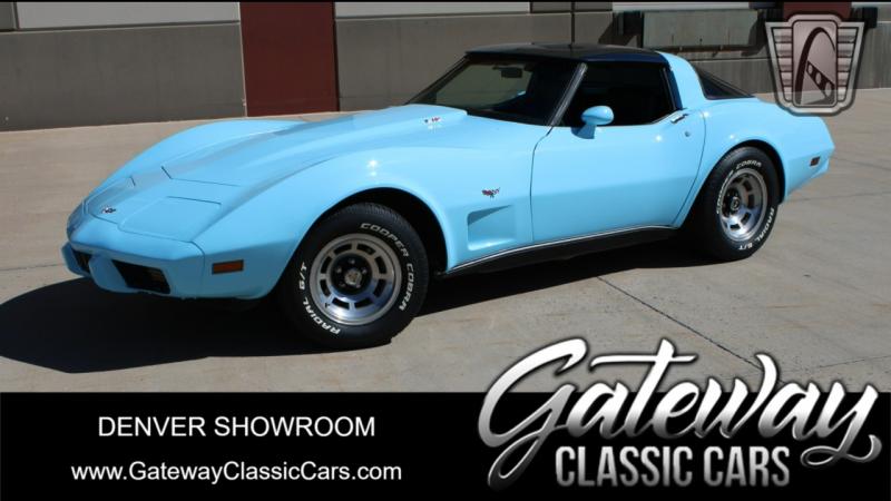 1979 Light Blue Chevy Corvette T-Top