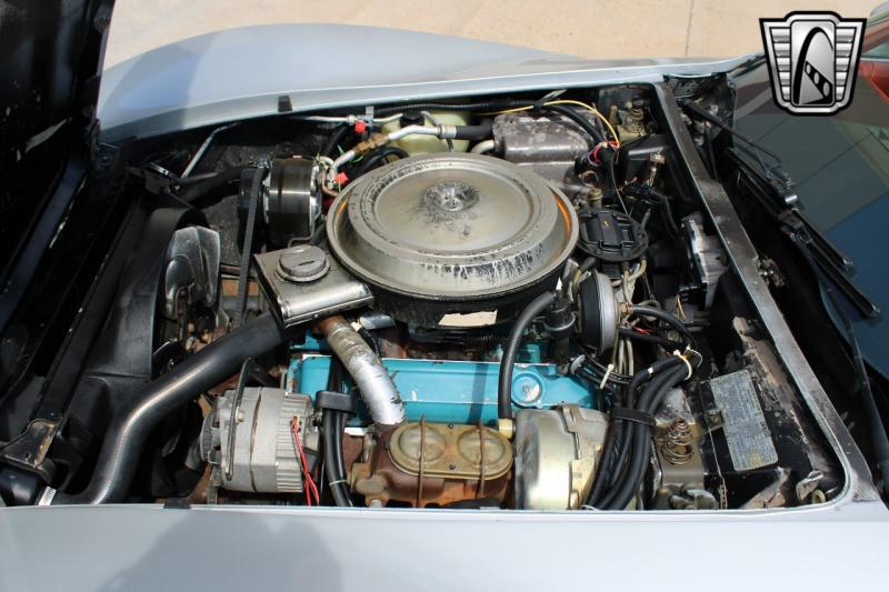 1978 Silver Chevy Corvette T-Top