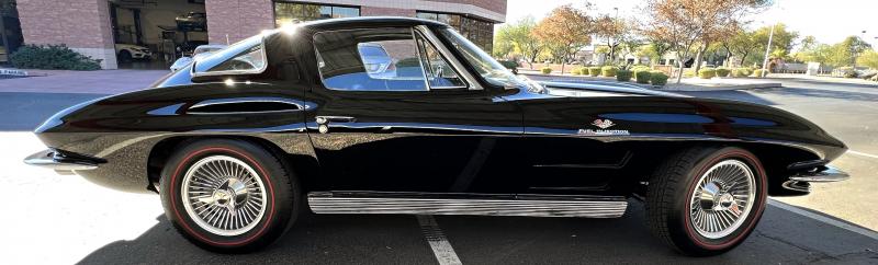 Black 1963 Corvette Coupe id:89103