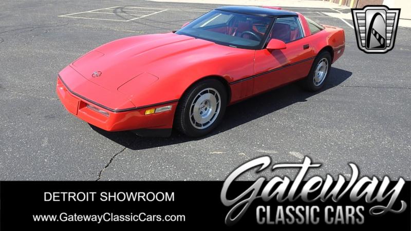 1986 Red Chevy Corvette Coupe