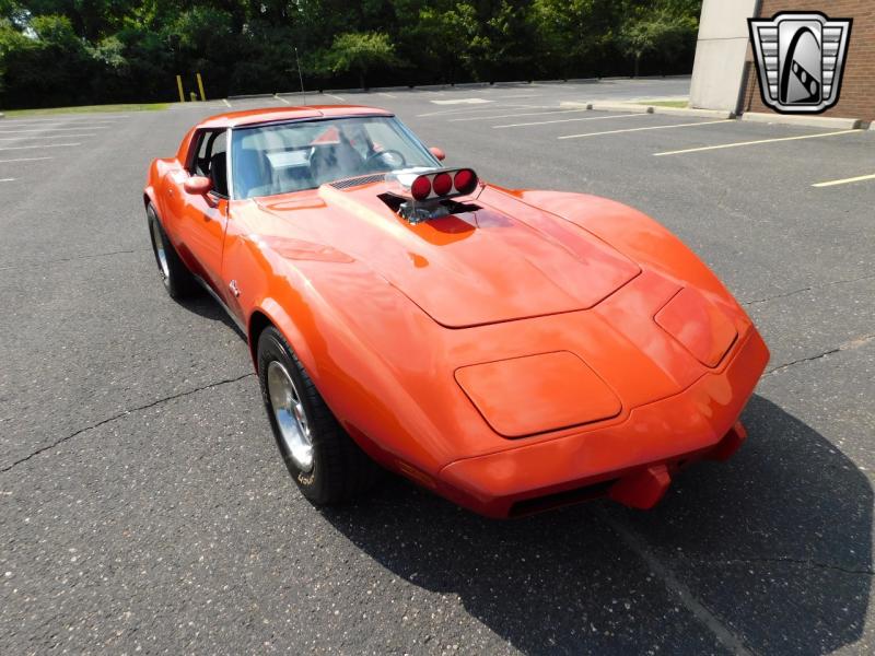 1975 Orange Chevy Corvette T-Top