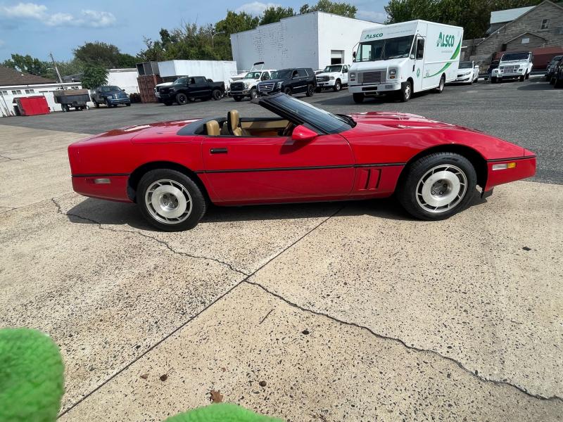 Red 1987 Corvette Convertible id:90243