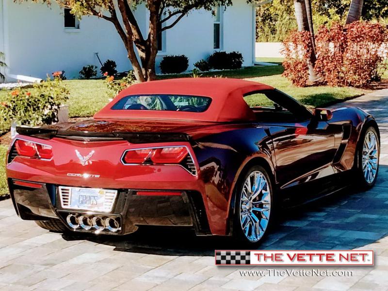 2017 Long Beach Red Chevy Corvette Convertible