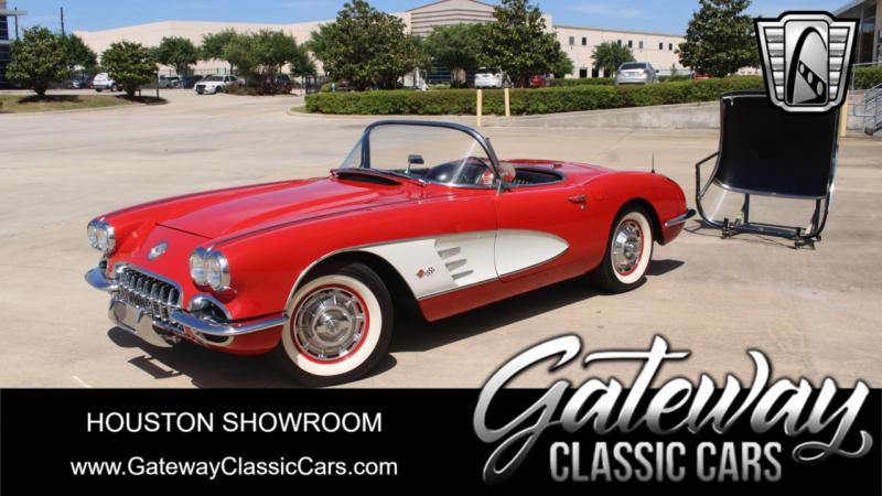 1960 Red Chevy Corvette Convertible