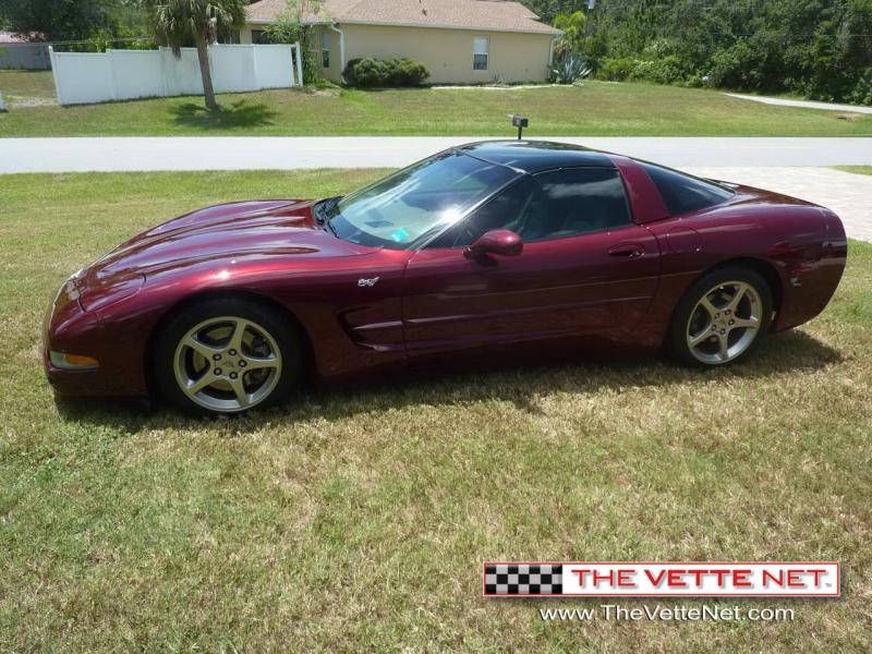 2003 Anniversary Red Chevy Corvette Coupe