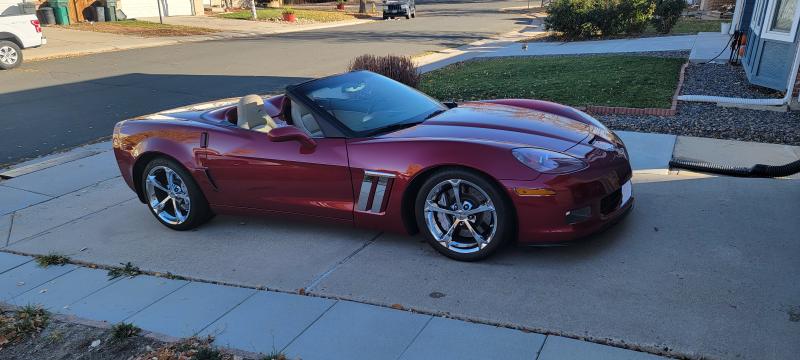 2011 Red Chevy Corvette Convertible