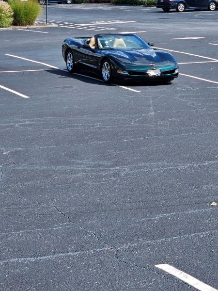 2001 Dark Bowling Green Chevy Corvette Convertible
