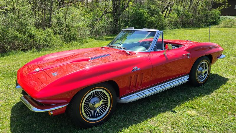 1966 Rally Red Chevy Corvette Convertible