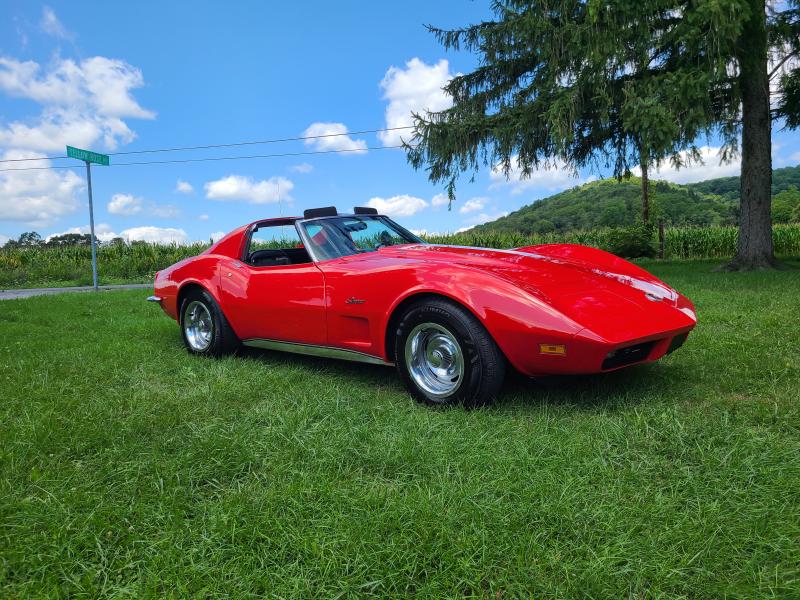 1973 Red Chevy Corvette T-Top