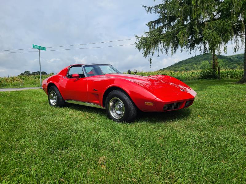 1973 Red Chevy Corvette T-Top