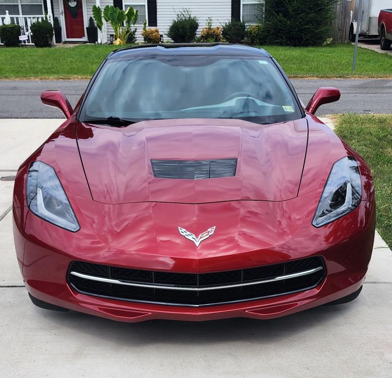 2014 Dark Cherry Red Chevy Corvette Coupe