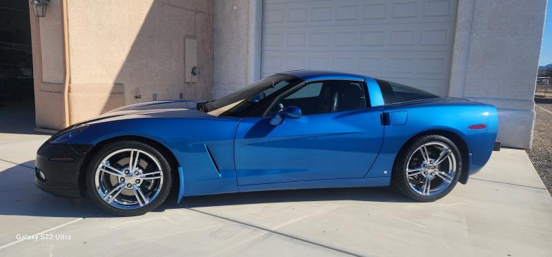 2009 Jetstream  blue Chevy Corvette Coupe