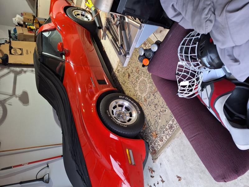 1982 Red Chevy Corvette Coupe