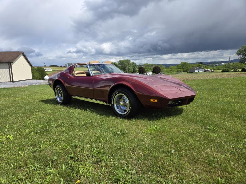 1973 Burgundy 454 4spd Corvette