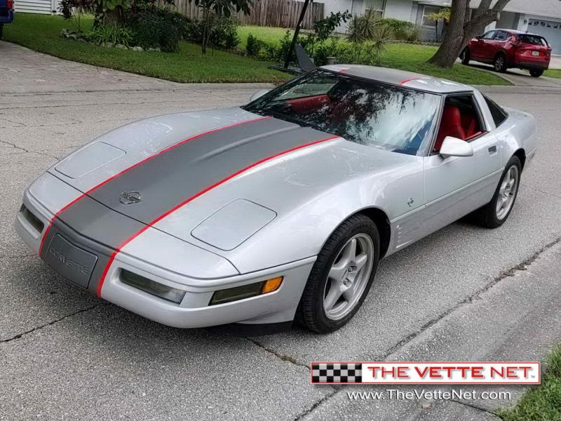 1996 Sebring Silver Chevy Corvette Coupe