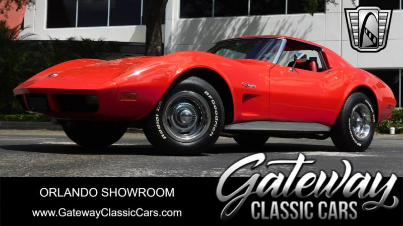 Red 1974 Corvette T-Top id:89522