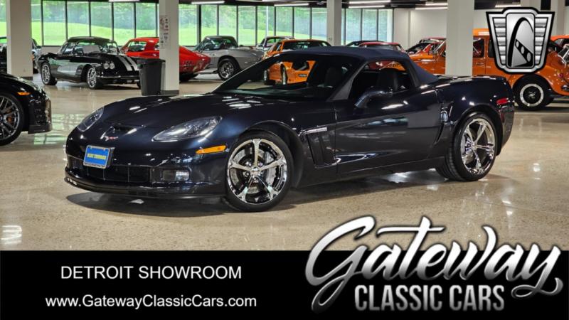 2013 Blue Chevy Corvette Convertible