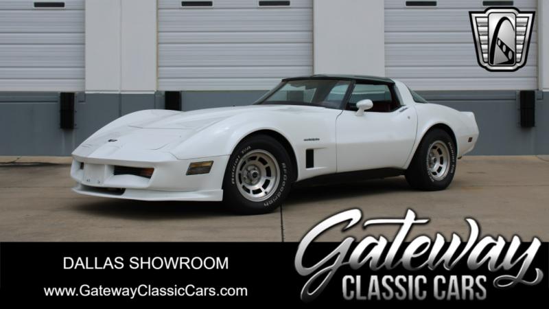 1982 white Chevy Corvette T-Top