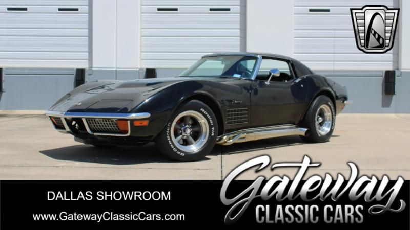 1972 Black/Grey Chevy Corvette T-Top