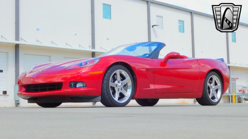 2005 Red Chevy Corvette Convertible