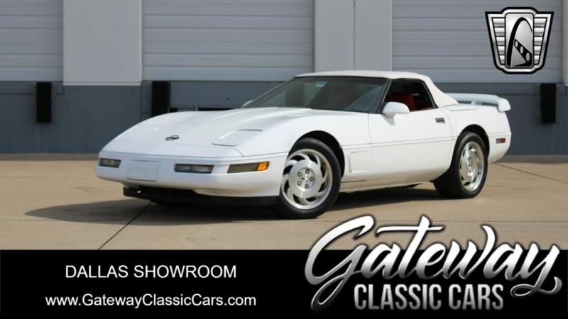 1996 white Chevy Corvette Convertible