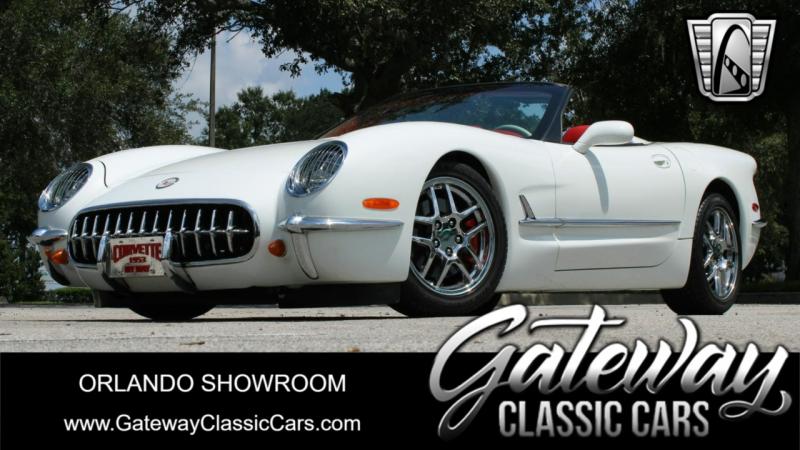 1998 White Chevy Corvette Convertible