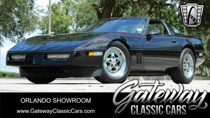 1986 Black Chevy Corvette Coupe