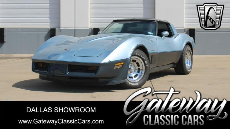 1982 Grey/Blue Chevy Corvette T-Top