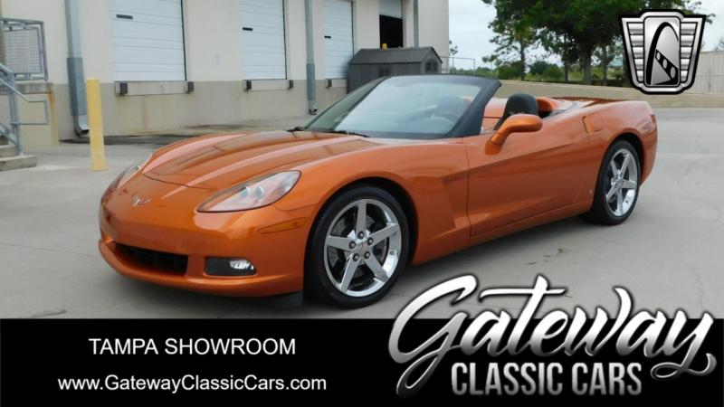 2007 Atomic Orange Chevy Corvette Convertible