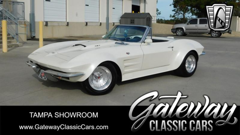 1964 Pearl White Chevy Corvette Convertible