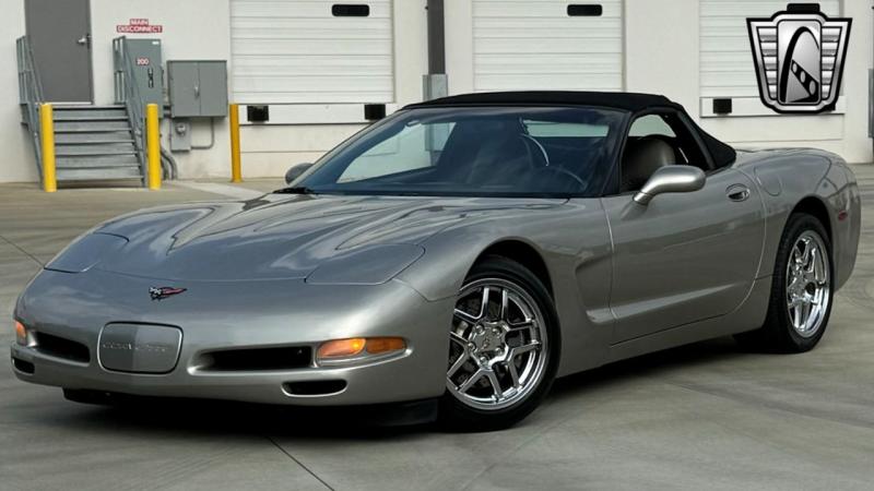 2001 Pewter Silver Chevy Corvette Convertible