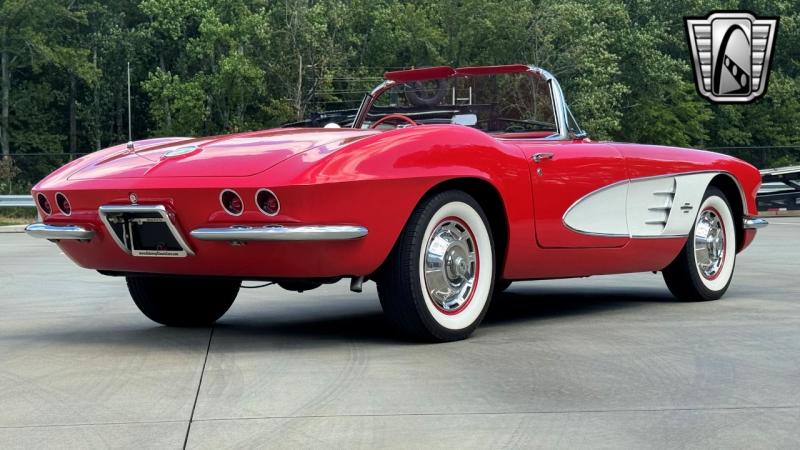 1961 Red Chevy Corvette Convertible