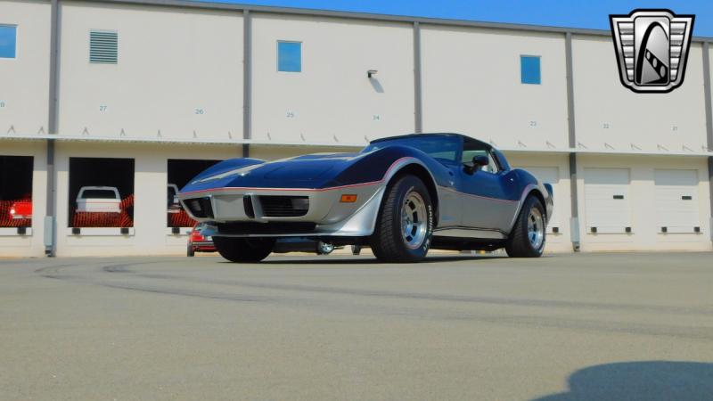 1978 Silver Chevy Corvette Coupe