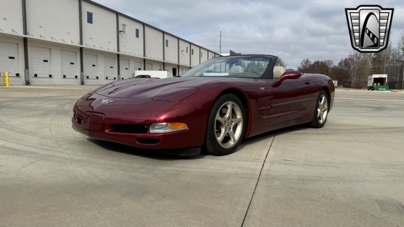 2003 Red Chevy Corvette Convertible