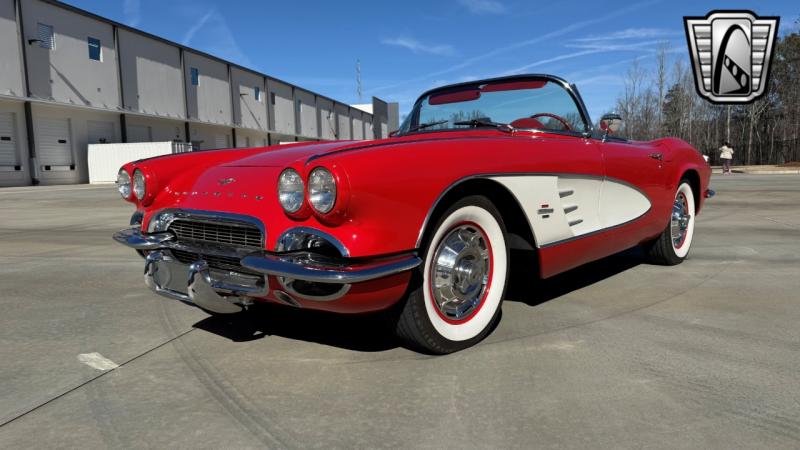 1961 Red Chevy Corvette Convertible