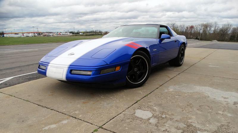 1996 Blue Chevy Corvette Coupe