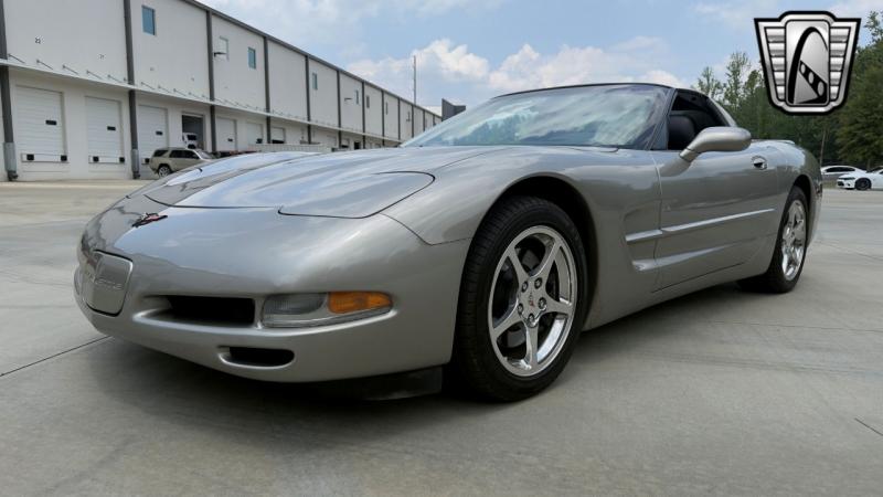 2002 Pewter Gray Metallic Chevy Corvette T-Top