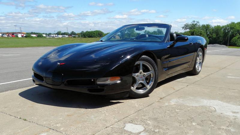 2000 Black Chevy Corvette Convertible