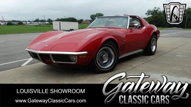 1971 Red Chevy Corvette T-Top