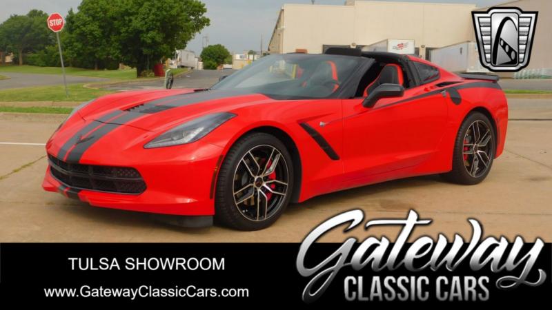2018 Red Chevy Corvette Convertible