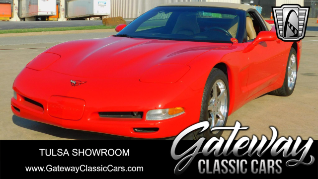 2001 Red Chevy Corvette Convertible