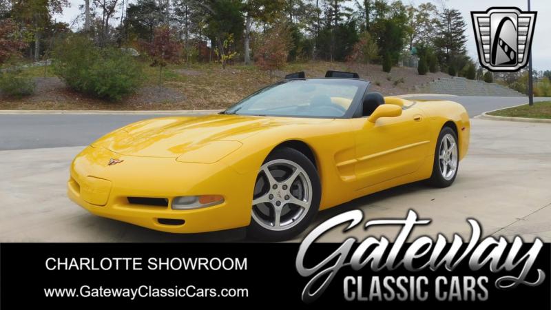 2000 Yellow Chevy Corvette Convertible