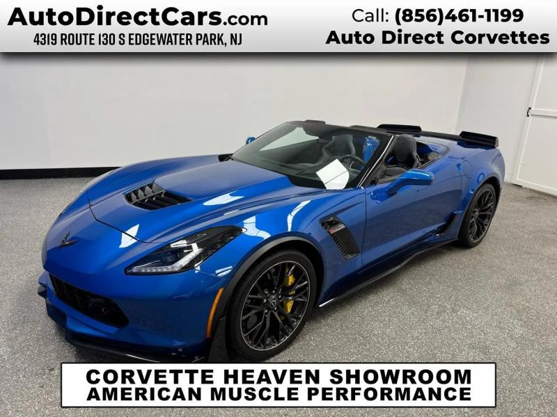 2016 Laguna Blue Chevy Corvette Convertible