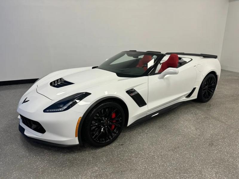 2017 White   Chevy Corvette Convertible