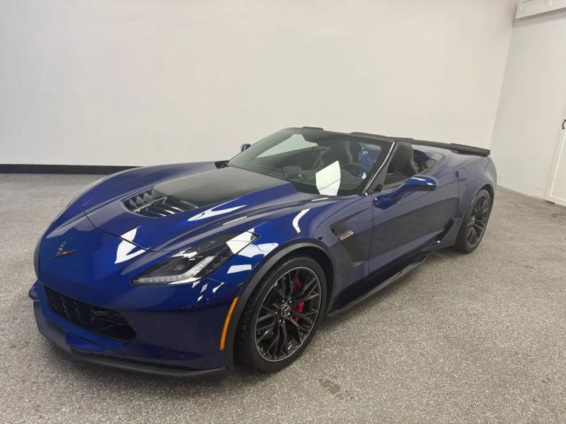 2017 Admiral Blue Chevy Corvette Convertible