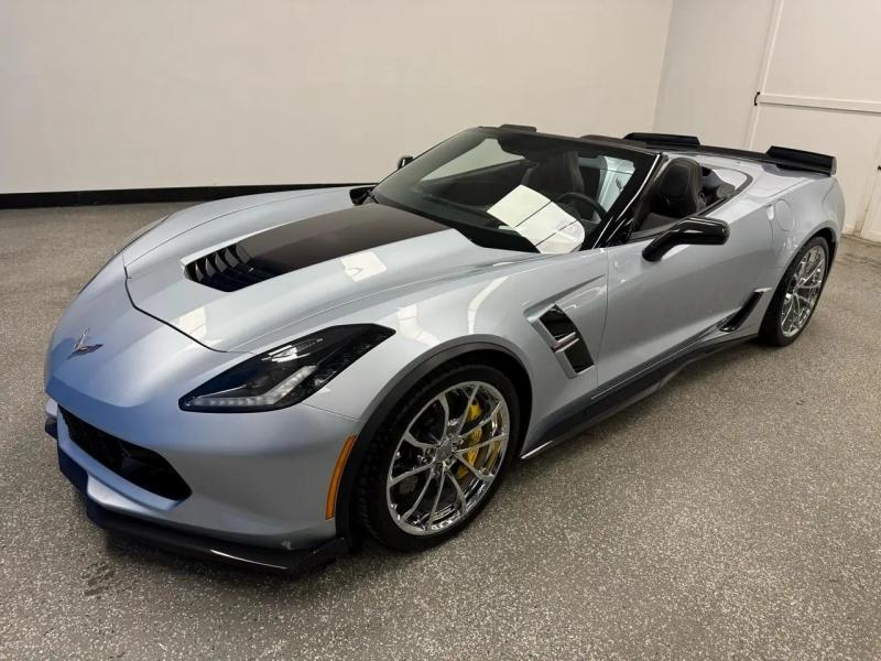 2017 Sterling Blue Chevy Corvette Convertible